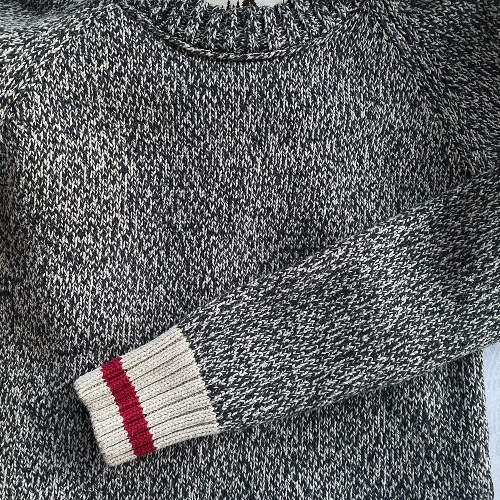 Roots Cabin Work Sock Pattern Sweater Dress Size XS - Picture 5 of 9